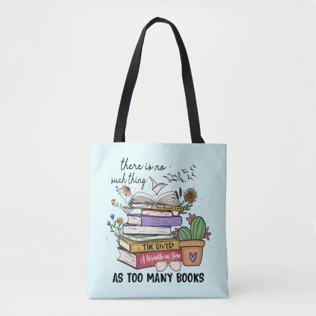 Bolso De Tela No hay nada como tantos libros (Anverso)