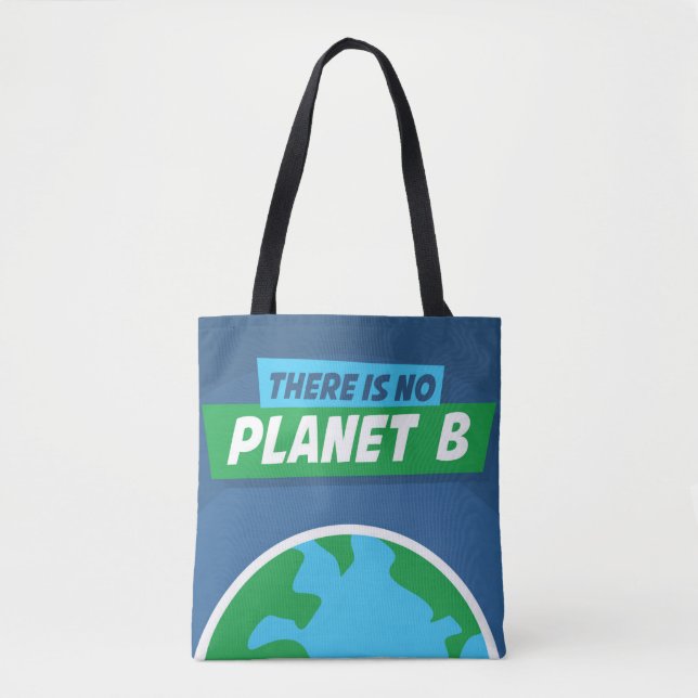 Bolso De Tela No Hay Planeta B (Anverso)