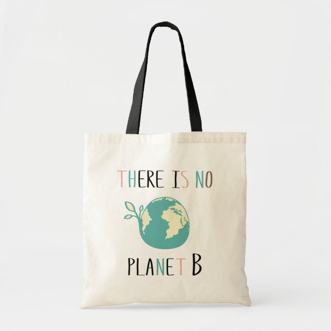 Bolso De Tela No Hay Planeta B (Frente)