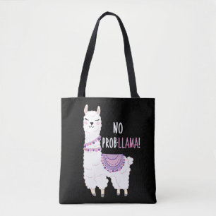 Bolso De Tela No hay problema de llama