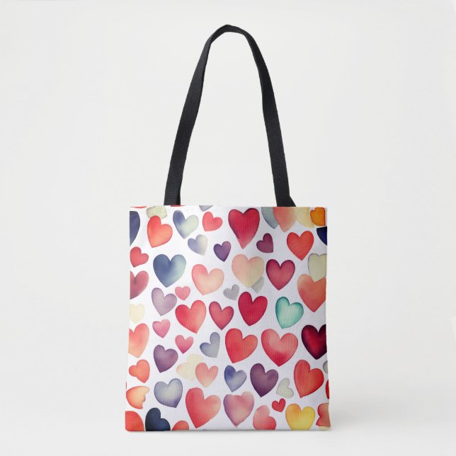 Bolso De Tela No hay suficientes corazones (Anverso)