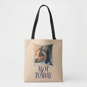Bolso De Tela "No Hoy" Arya Stark Vs. El Rey Nocturno