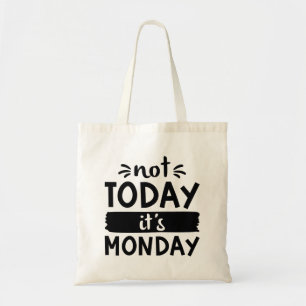Bolso De Tela No hoy es lunes