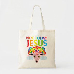 Bolso De Tela No Hoy Jesús Arcoiris Satánico Vintage No Hoy