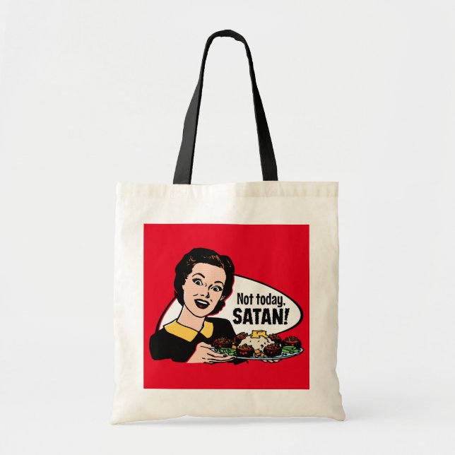 Bolso De Tela No hoy Satan Tote Bag (Frente)