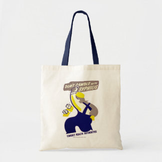 Bolso De Tela No juegues con Sífilis