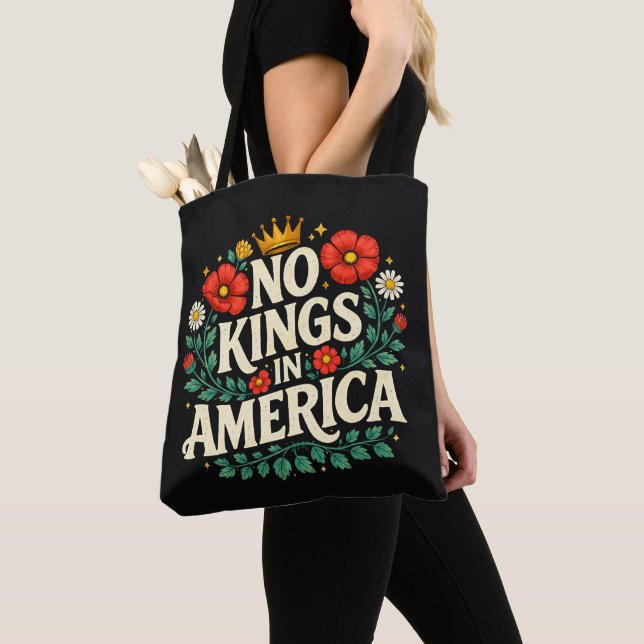 Bolso De Tela No Kings América (Detalle)