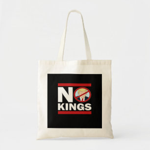Bolso De Tela No Kings Anti Clásico Minimalista Limpio