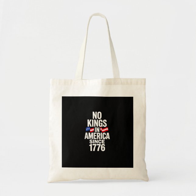 Bolso De Tela No Kings In America Since 1776 Simple Classic (Frente)