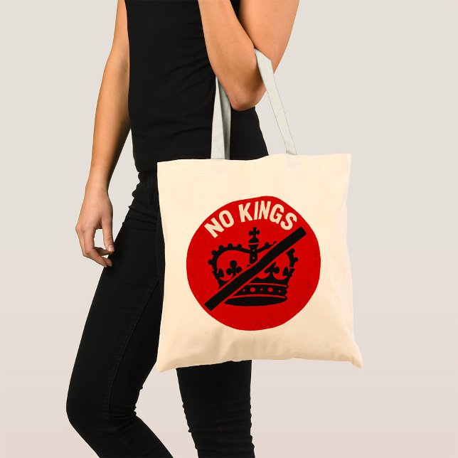 Bolso De Tela No Kings Protest Symbol (Subido por el creador)