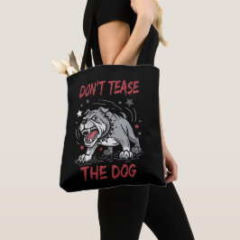 Bolso De Tela No malinterpretes al perro Bulldog agresivo