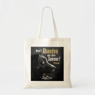 Bolso De Tela No me abandones este verano - Protección de perros