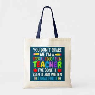 Bolso De Tela No me asustes, soy una educación especial
