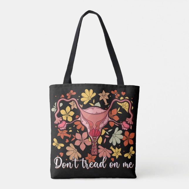 Bolso De Tela No me enseñes sobre la elección feminista (Reverso)