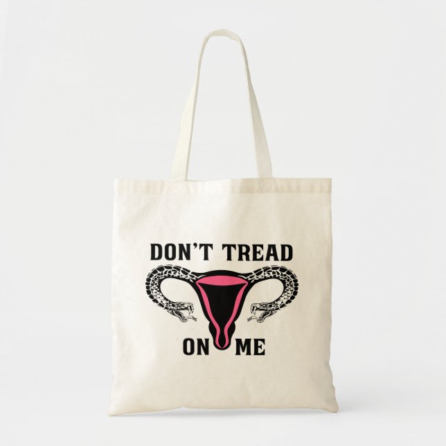 Bolso De Tela No me enseñes sobre la elección feminista (Frente)