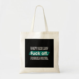 Bolso De Tela No me gusten los malditos problemas resueltos Grac