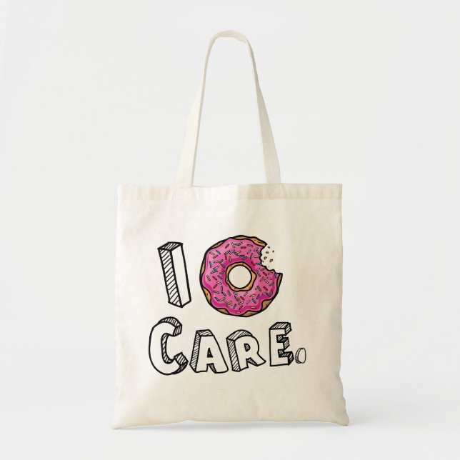 Bolso De Tela No me importa lo gracioso (Frente)