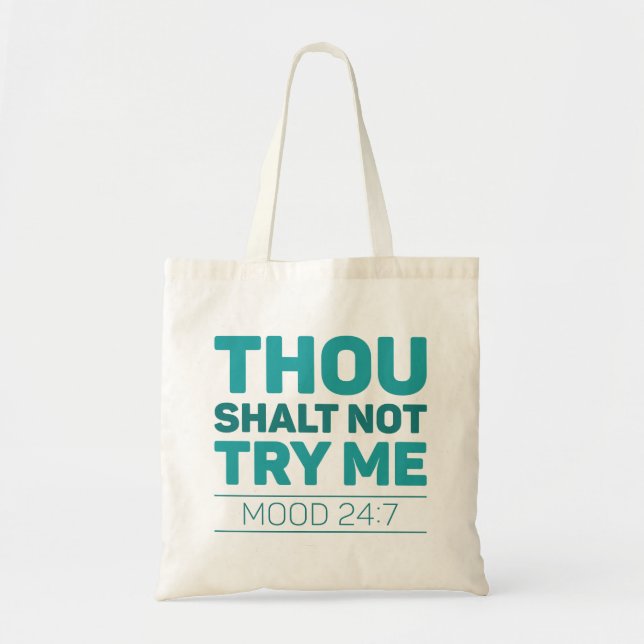 Bolso De Tela No Me Intentarás (Frente)
