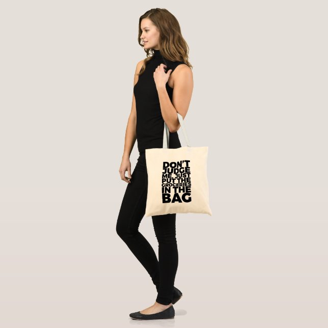 Bolso De Tela No me juzguen (Anverso (modelo))