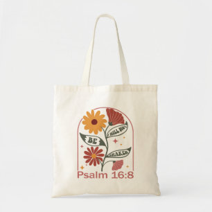 Bolso De Tela No me sacudirán la Biblia Verse Wildflower