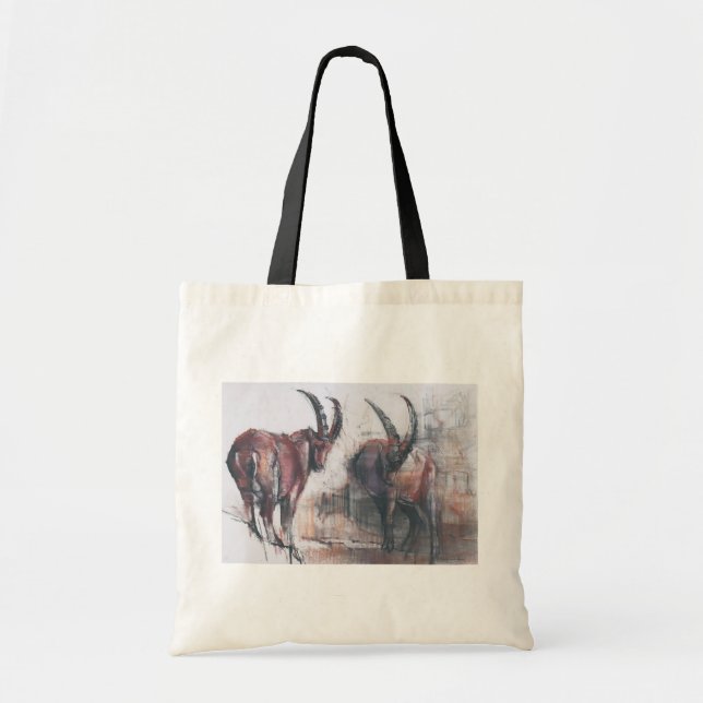 Bolso De Tela No mire abajo (Frente)