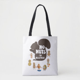Bolso De Tela No Nueces Soy Alergia Alérgica del Cacahuete Alérg