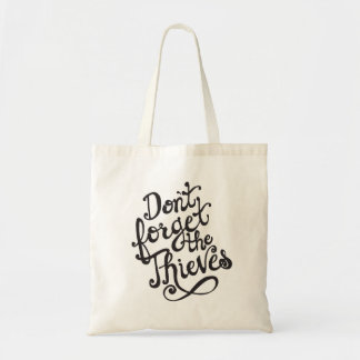 Bolso De Tela No olvide a los ladrones
