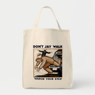 Bolso De Tela No pases por Jay: mira tu paso