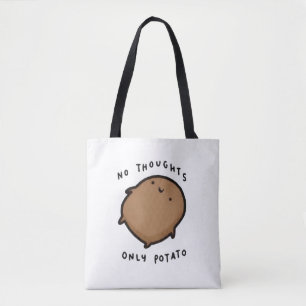 Bolso De Tela No pensamientos solo Patata