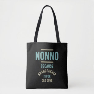 Bolso De Tela No porque el abuelo es para los viejos