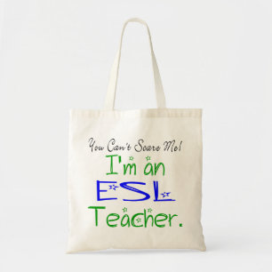 Bolso De Tela No puedes asustarme, soy profesor de inglés