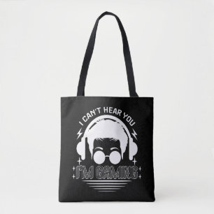 Bolso De Tela No puedo oírte estoy jugando juegos divertidos
