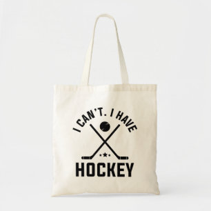 Bolso De Tela No puedo tener hockey