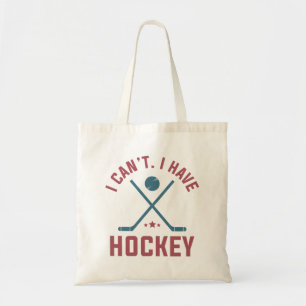Bolso De Tela No puedo tener hockey