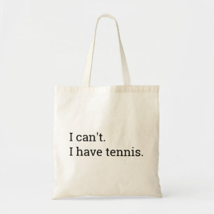 Bolso De Tela No puedo tener tenis gracioso