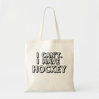 Bolso De Tela No puedo. Tengo hockey