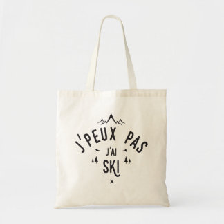 Bolso De Tela No puedo yo tengo esquí
