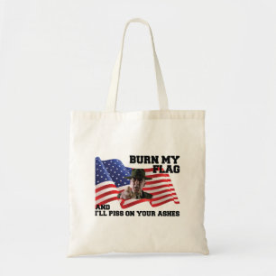 Bolso De Tela No quemes mi bandera