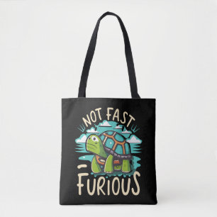 Bolso De Tela no rápido, solo tortuga furiosa