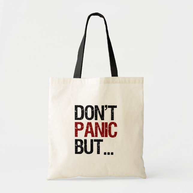 Bolso De Tela No se atierre (Frente)