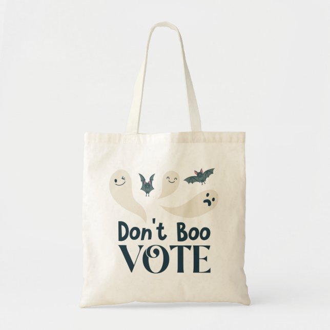 Bolso De Tela No se fastidien los fantasmas y los murciélagos (Frente)