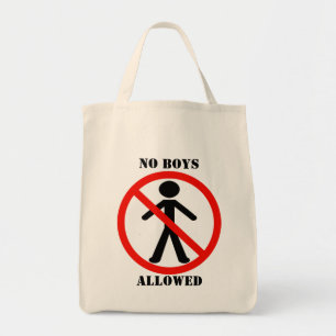 Bolso De Tela No se permiten niños