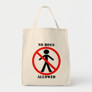 Bolso De Tela No se permiten niños