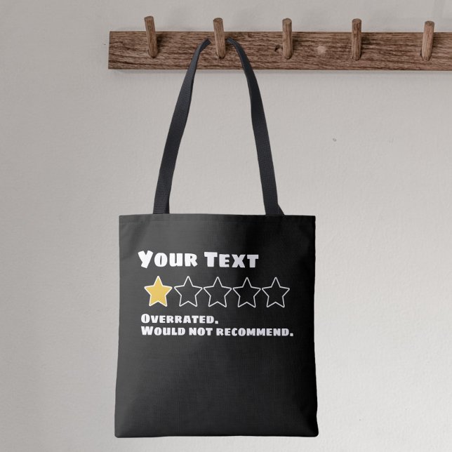 Bolso De Tela No Se Recomendaría Una Sobrevaloración Personaliza (Subido por el creador)