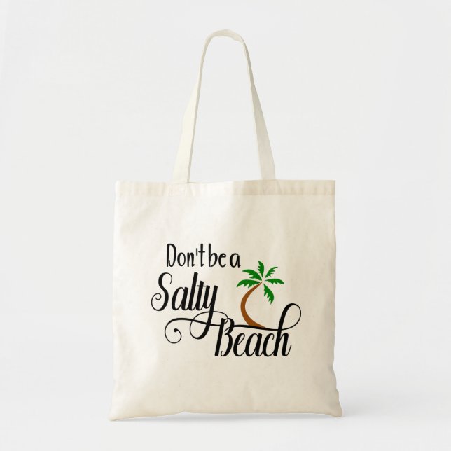 Bolso De Tela No seas salado de vacaciones divertidas de verano (Frente)