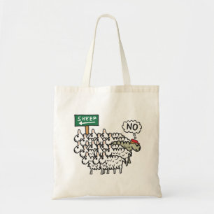 Bolso De Tela No seas una oveja