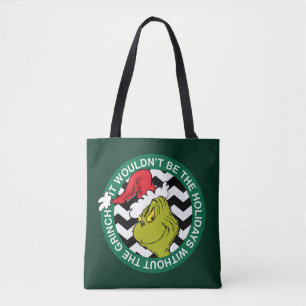 Bolso De Tela No Serían las Fiestas sin Grinch