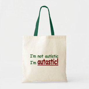 Bolso De Tela ¡No soy autístico yo soy Autastic! (Conciencia d