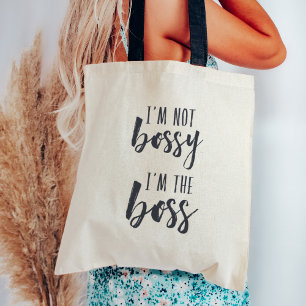 Bolso De Tela No soy Bossy, soy el jefe