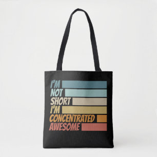 Bolso De Tela No soy corta, estoy concentrada en lo increíble